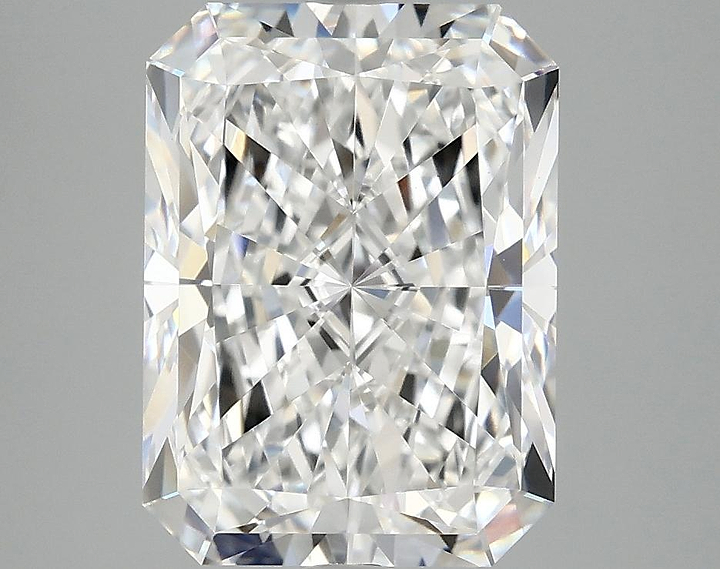 4.08 Carat Radiant Shaped Excellent Cut VVS2 IGI Certified Lab Grown Diamond