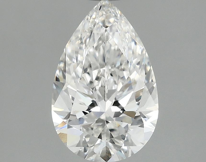 1.5 Carat Pear Shaped Excellent Cut VVS2 IGI Certified Lab Grown Diamond
