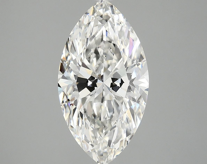 3.03 Carat Marquise Shaped Excellent Cut VVS2 IGI Certified Lab Grown Diamond