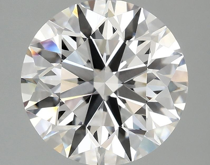 3.06 Carat Round Shaped Excellent Cut VVS2 IGI Certified Lab Grown Diamond