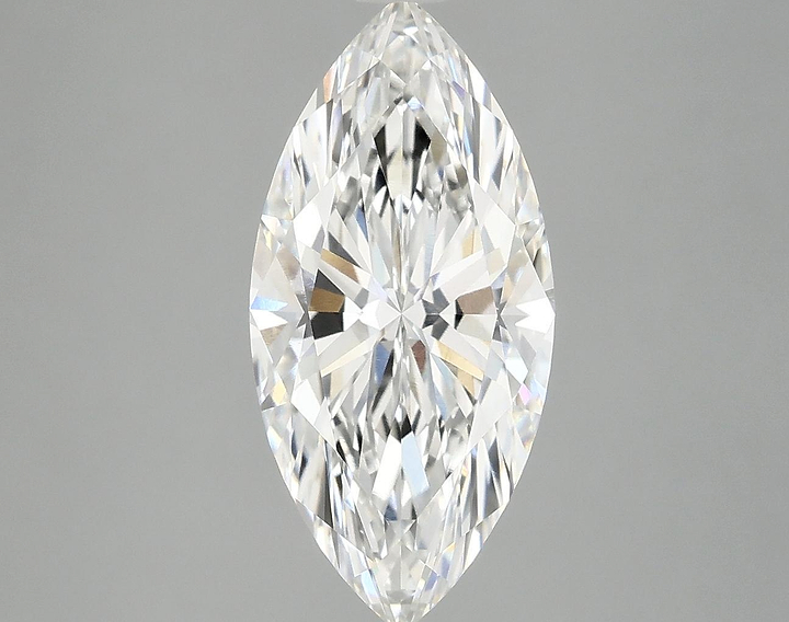 3.04 Carat Marquise Shaped Excellent Cut VVS2 IGI Certified Lab Grown Diamond