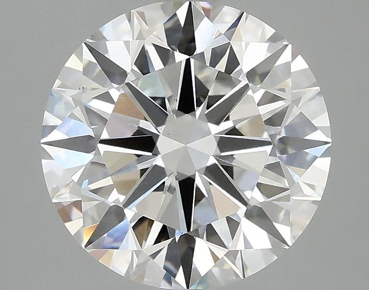 3.08 Carat Round Shaped Excellent Cut VS1 IGI Certified Lab Grown Diamond