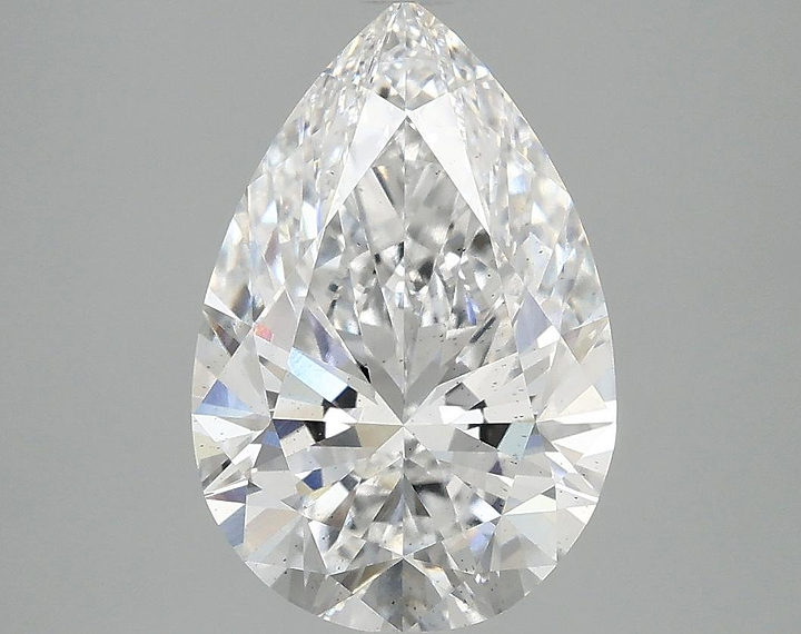 3.09 Carat Pear Shaped Excellent Cut SI1 IGI Certified Lab Grown Diamond
