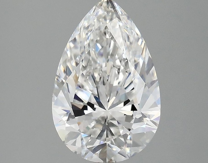 2.04 Carat Pear Shaped Ideal Cut VVS2 IGI Certified Lab Grown Diamond