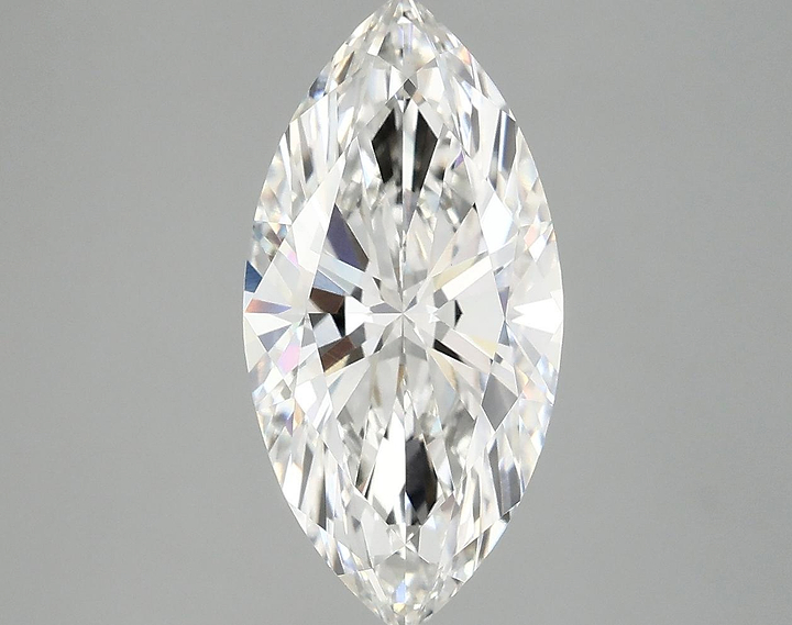 3.07 Carat Marquise Shaped Ideal Cut VVS2 IGI Certified Lab Grown Diamond