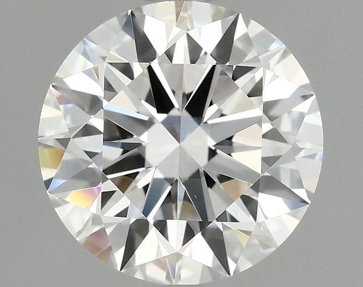 2.04 Carat Round Shaped Ideal Cut VVS2 IGI Certified Lab Grown Diamond