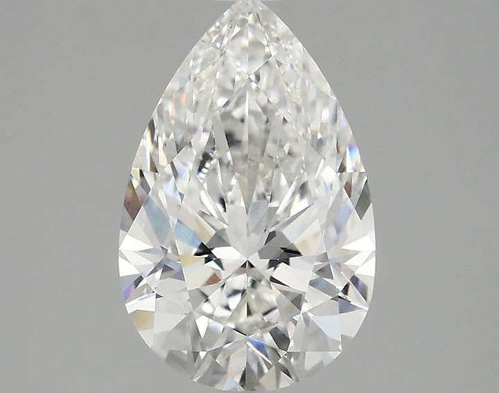 2.05 Carat Pear Shaped Ideal Cut VVS2 IGI Certified Lab Grown Diamond