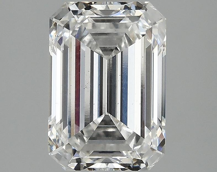 2.54 Carat Emerald Shaped Ideal Cut VS2 IGI Certified Lab Grown Diamond
