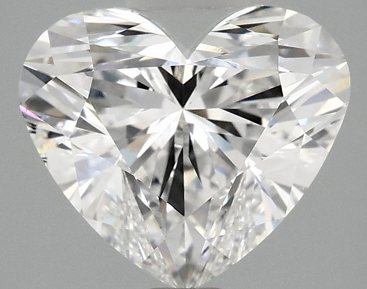 3.03 Carat Heart Shaped Ideal Cut VS2 IGI Certified Lab Grown Diamond