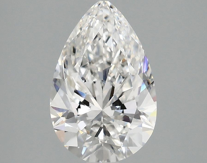 1.9 Carat Pear Shaped Ideal Cut VVS2 IGI Certified Lab Grown Diamond