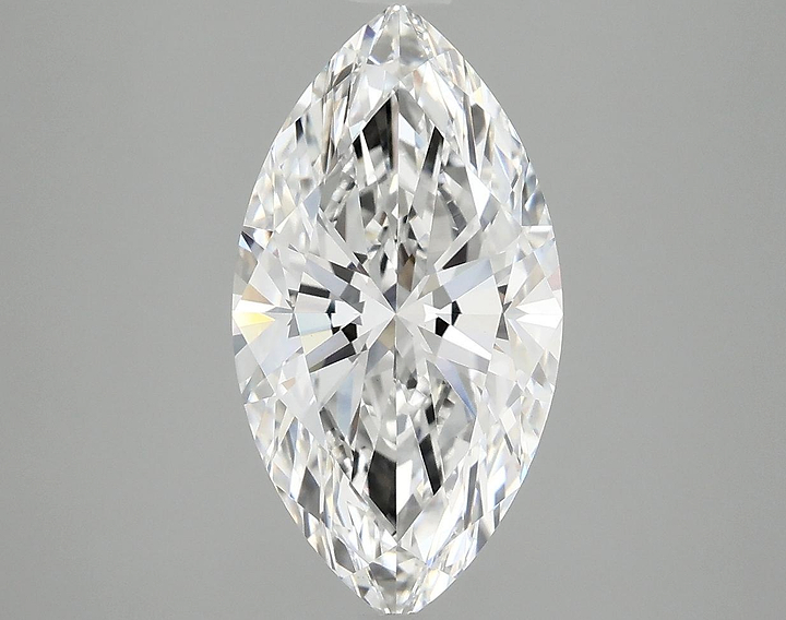 3.06 Carat Marquise Shaped Excellent Cut VVS2 IGI Certified Lab Grown Diamond