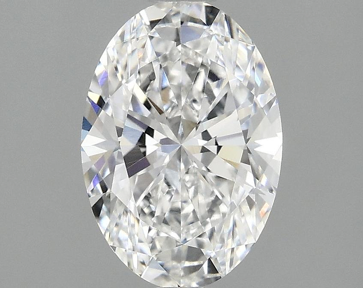 1.45 Carat Oval Shaped Ideal Cut VVS2 IGI Certified Lab Grown Diamond