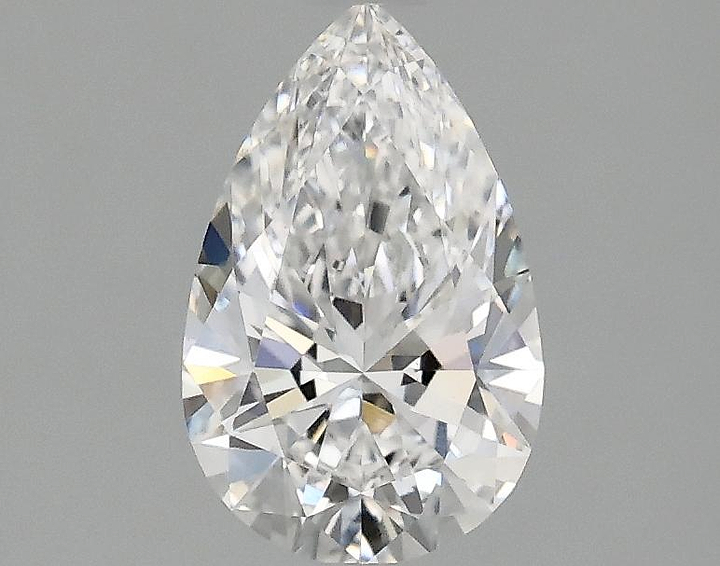 0.98 Carat Pear Shaped Ideal Cut VVS2 IGI Certified Lab Grown Diamond