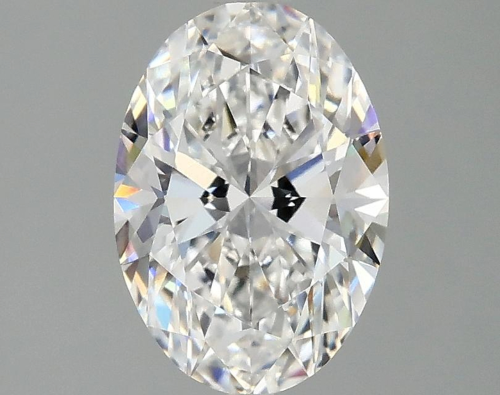1.63 Carat Oval Shaped Ideal Cut VVS2 IGI Certified Lab Grown Diamond