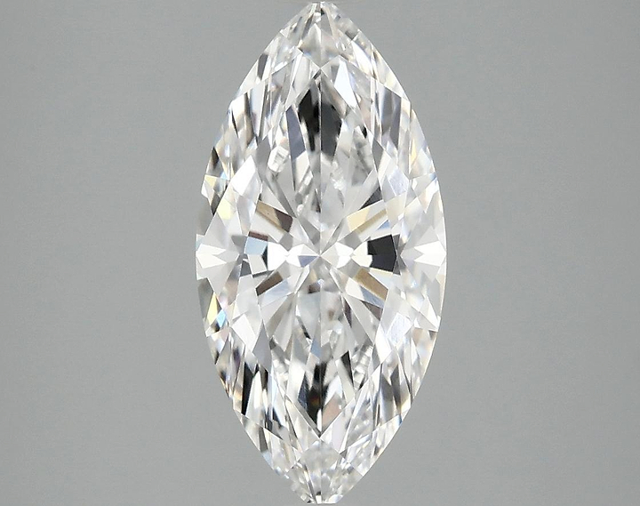 2.06 Carat Marquise Shaped Excellent Cut VVS2 IGI Certified Lab Grown Diamond