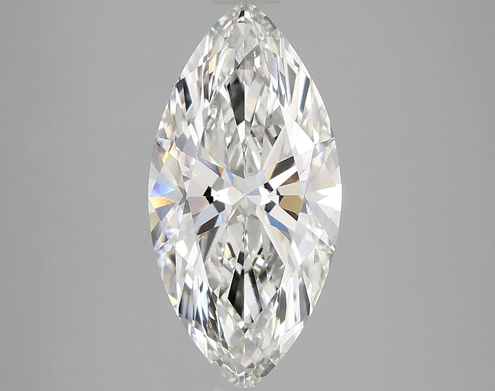 2.57 Carat Marquise Shaped Ideal Cut VVS2 IGI Certified Lab Grown Diamond