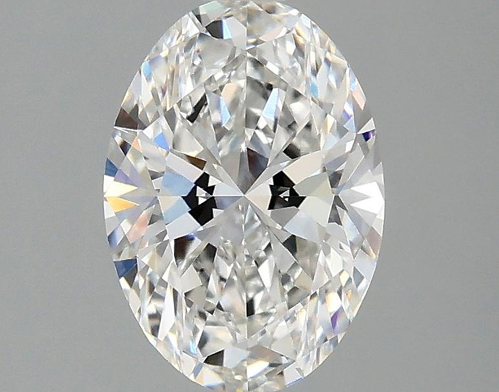1.5 Carat Oval Shaped Ideal Cut VVS2 IGI Certified Lab Grown Diamond
