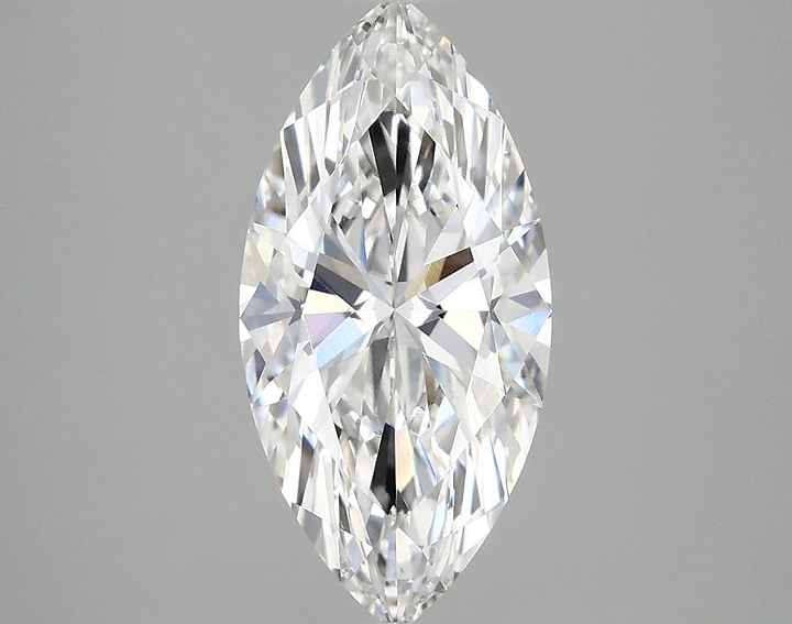 2.02 Carat Marquise Shaped Ideal Cut VVS1 IGI Certified Lab Grown Diamond