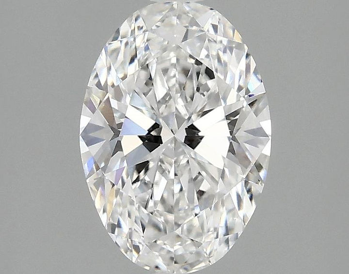 1.5 Carat Oval Shaped Ideal Cut VVS2 IGI Certified Lab Grown Diamond