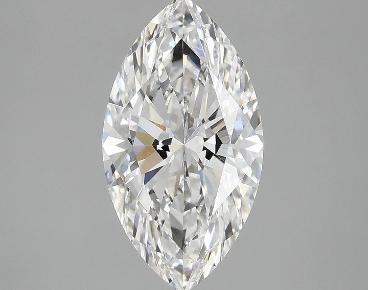 2.09 Carat Marquise Shaped Excellent Cut VVS2 IGI Certified Lab Grown Diamond