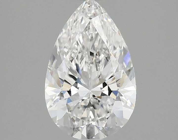 1.54 Carat Pear Shaped Ideal Cut VS1 IGI Certified Lab Grown Diamond