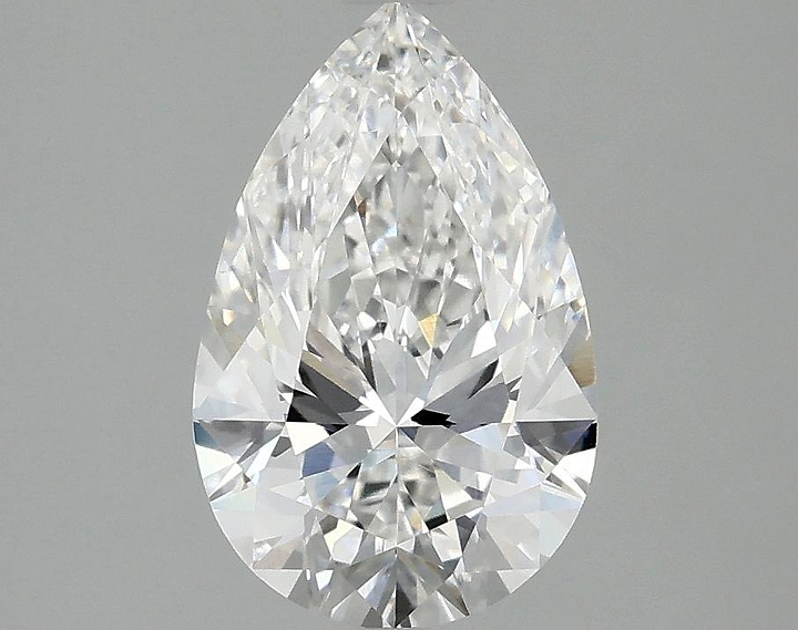 1.81 Carat Pear Shaped Ideal Cut VVS2 IGI Certified Lab Grown Diamond