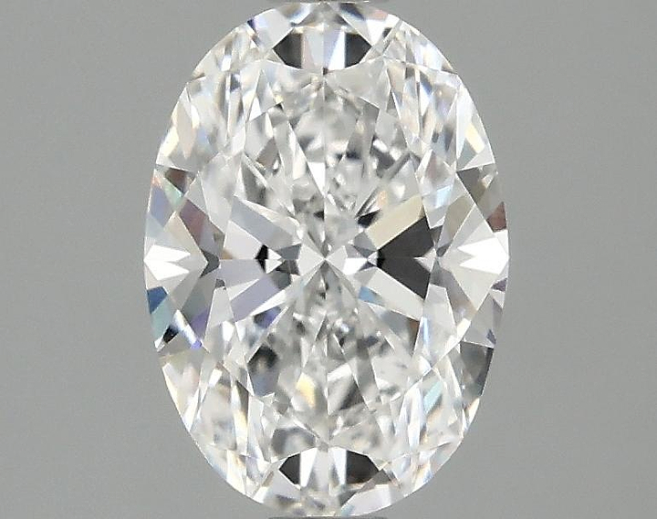 1.5 Carat Oval Shaped Ideal Cut VVS2 IGI Certified Lab Grown Diamond