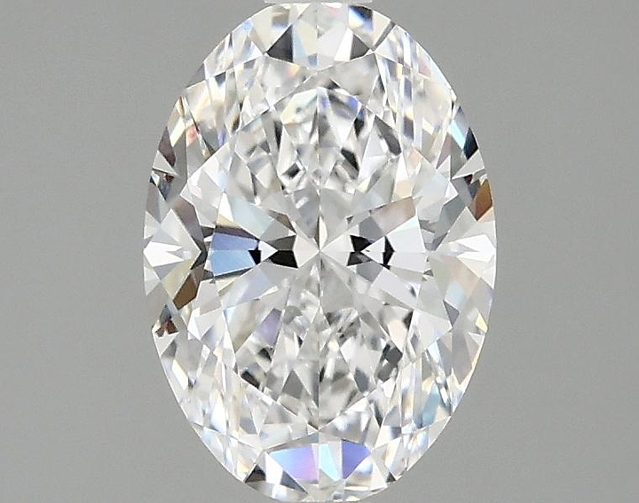 1.5 Carat Oval Shaped Ideal Cut VVS2 IGI Certified Lab Grown Diamond