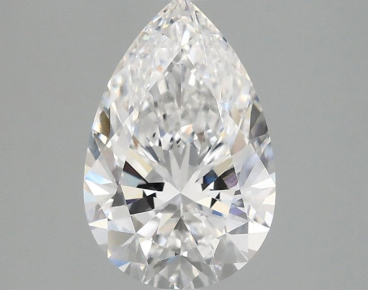 1.56 Carat Pear Shaped Excellent Cut VVS2 IGI Certified Lab Grown Diamond