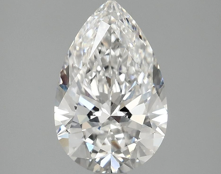 2.06 Carat Pear Shaped Ideal Cut VVS2 IGI Certified Lab Grown Diamond