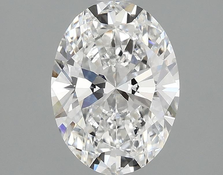 1.5 Carat Oval Shaped Excellent Cut VVS2 IGI Certified Lab Grown Diamond