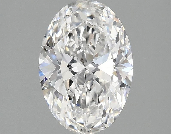 1.5 Carat Oval Shaped Ideal Cut VVS2 IGI Certified Lab Grown Diamond