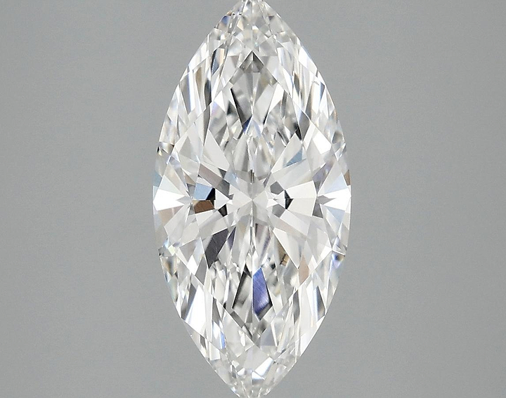 2.01 Carat Marquise Shaped Excellent Cut VS2 IGI Certified Lab Grown Diamond