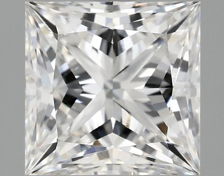 2.08 Carat Princess Shaped Ideal Cut VVS2 IGI Certified Lab Grown Diamond