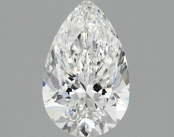 1.57 Carat Pear Shaped Ideal Cut VS1 IGI Certified Lab Grown Diamond