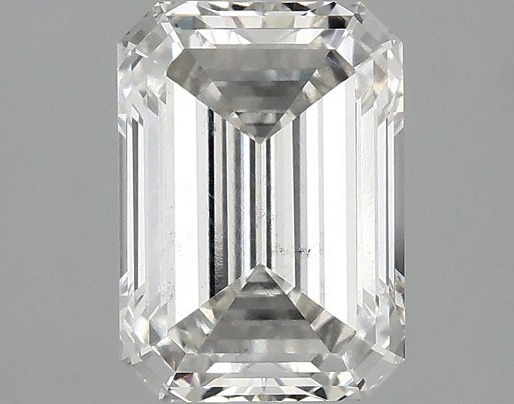 2.01 Carat Emerald Shaped Ideal Cut SI1 IGI Certified Lab Grown Diamond