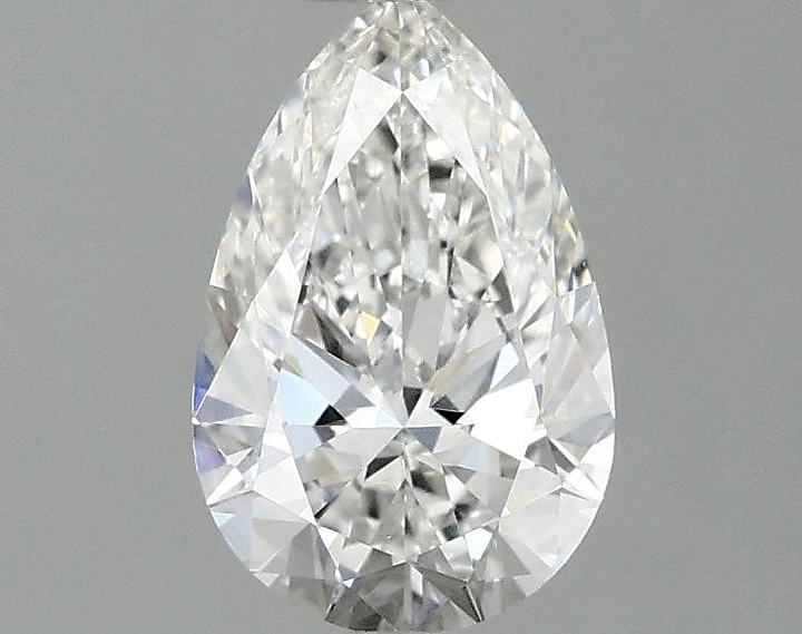 0.97 Carat Pear Shaped Ideal Cut VVS2 IGI Certified Lab Grown Diamond