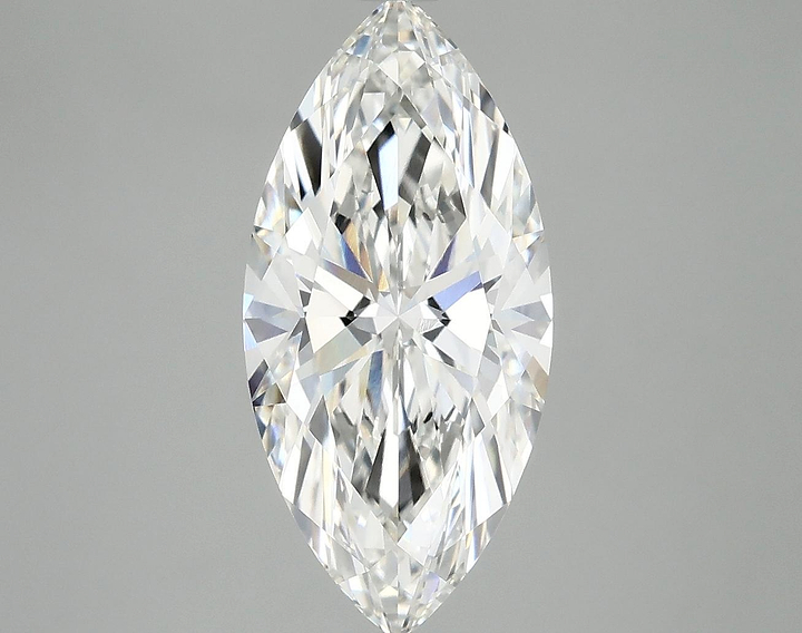 3.09 Carat Marquise Shaped Excellent Cut VVS2 IGI Certified Lab Grown Diamond