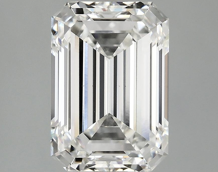 3.09 Carat Emerald Shaped Ideal Cut VS1 IGI Certified Lab Grown Diamond