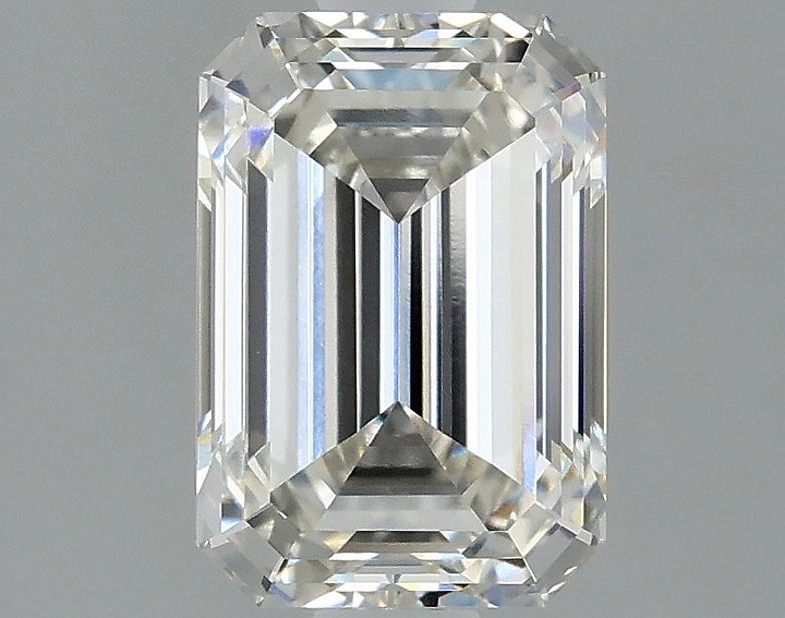 2.04 Carat Emerald Shaped Ideal Cut VVS1 IGI Certified Lab Grown Diamond
