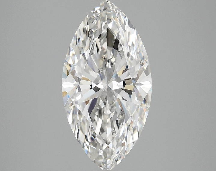 3.01 Carat Marquise Shaped Ideal Cut VVS2 IGI Certified Lab Grown Diamond