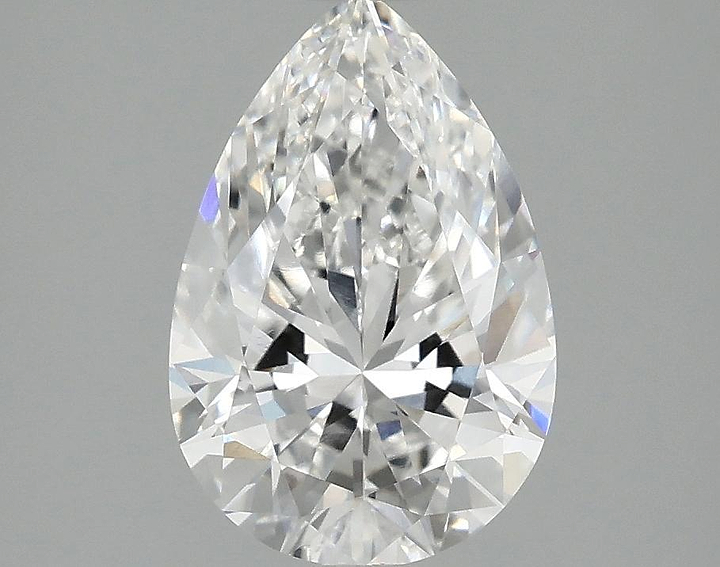 2.07 Carat Pear Shaped Excellent Cut VVS2 IGI Certified Lab Grown Diamond