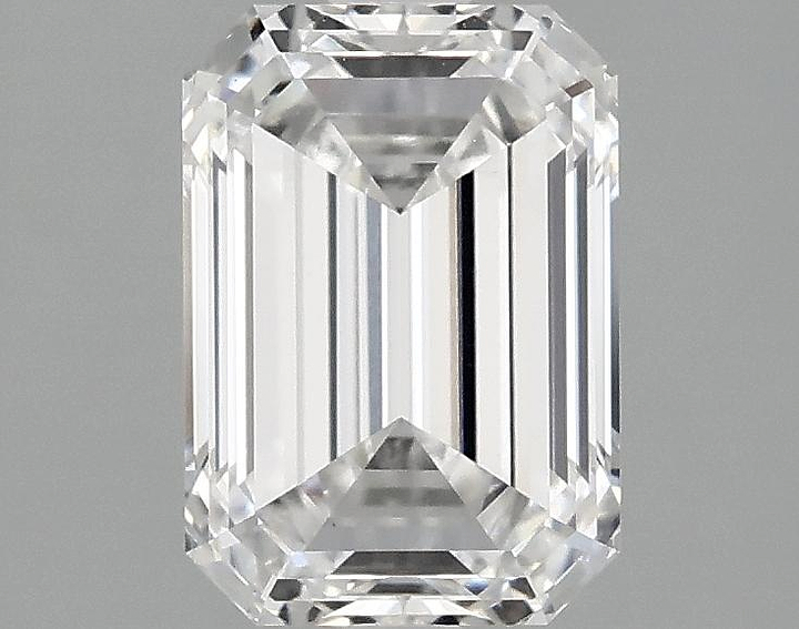 1.98 Carat Emerald Shaped Ideal Cut VVS2 IGI Certified Lab Grown Diamond