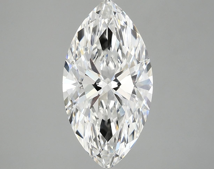 3.02 Carat Marquise Shaped Excellent Cut VVS2 IGI Certified Lab Grown Diamond
