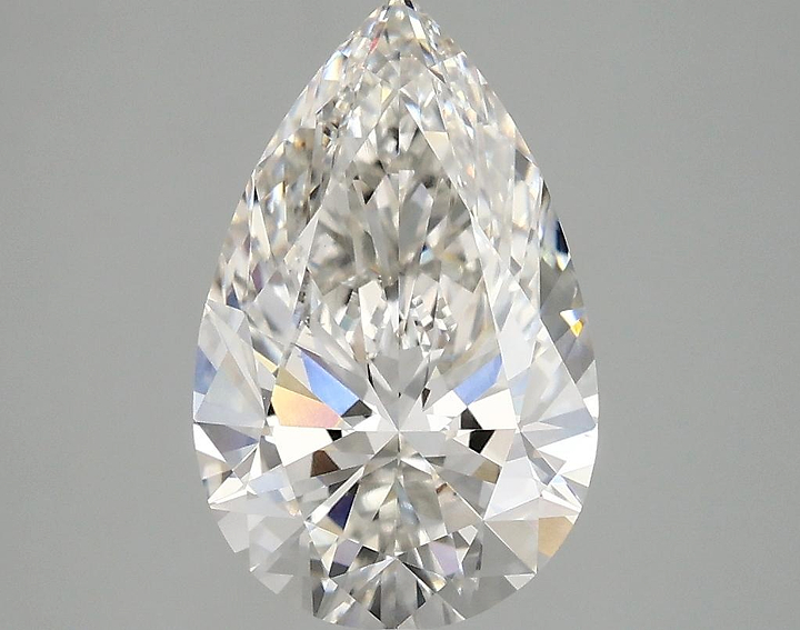 2.52 Carat Pear Shaped Ideal Cut VVS2 IGI Certified Lab Grown Diamond