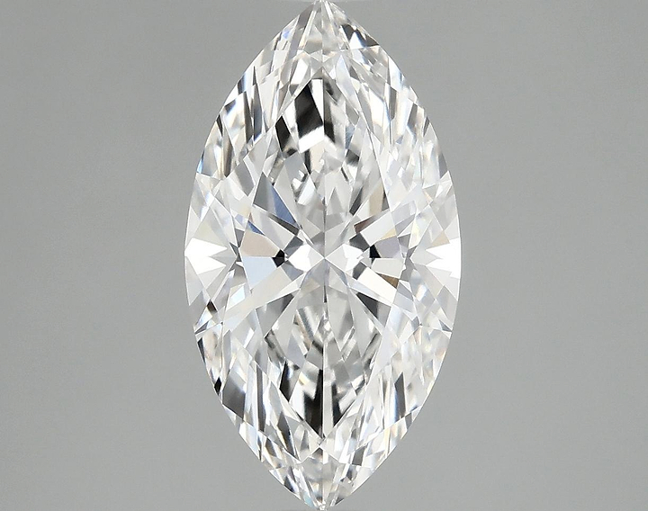 1.92 Carat Marquise Shaped Excellent Cut VVS2 IGI Certified Lab Grown Diamond