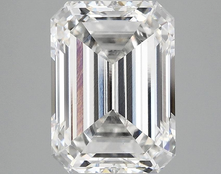 3.09 Carat Emerald Shaped Excellent Cut VS1 IGI Certified Lab Grown Diamond