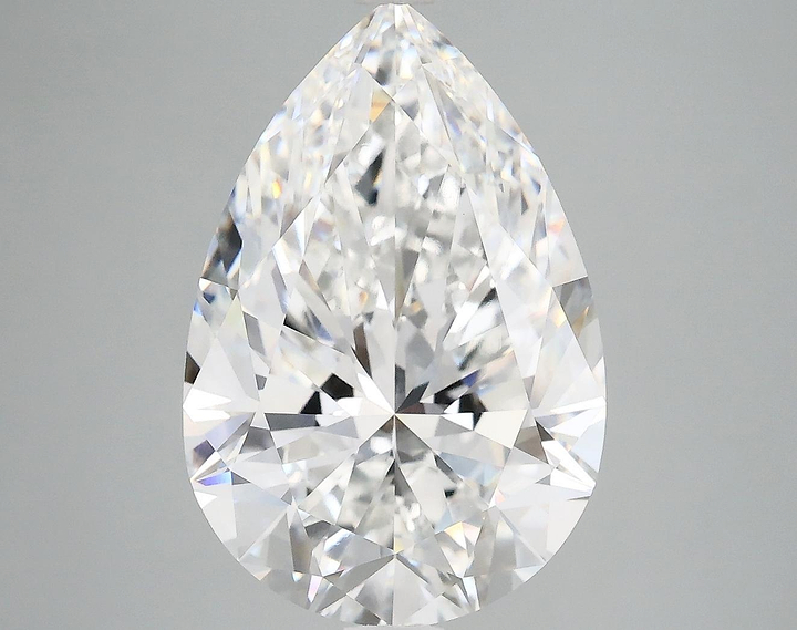6.51 Carat Pear Shaped Excellent Cut VVS2 IGI Certified Lab Grown Diamond