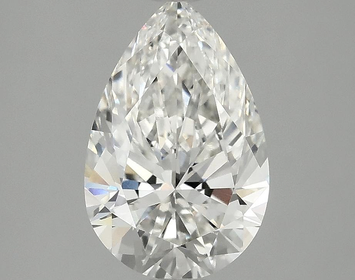 2.1 Carat Pear Shaped Ideal Cut VVS2 IGI Certified Lab Grown Diamond