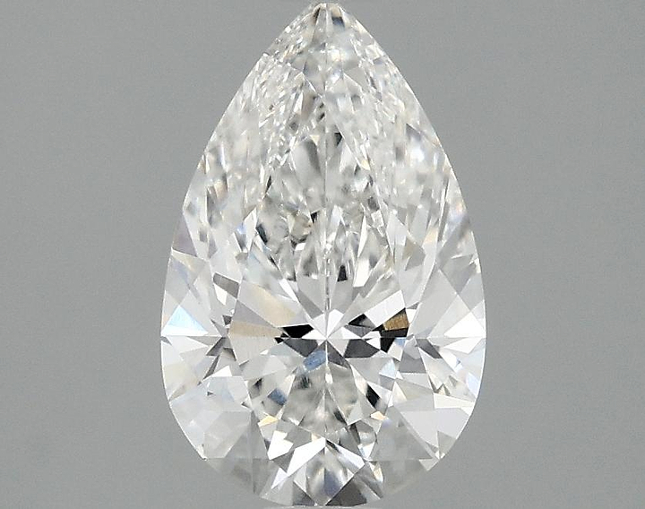 1.51 Carat Pear Shaped Ideal Cut VVS2 IGI Certified Lab Grown Diamond